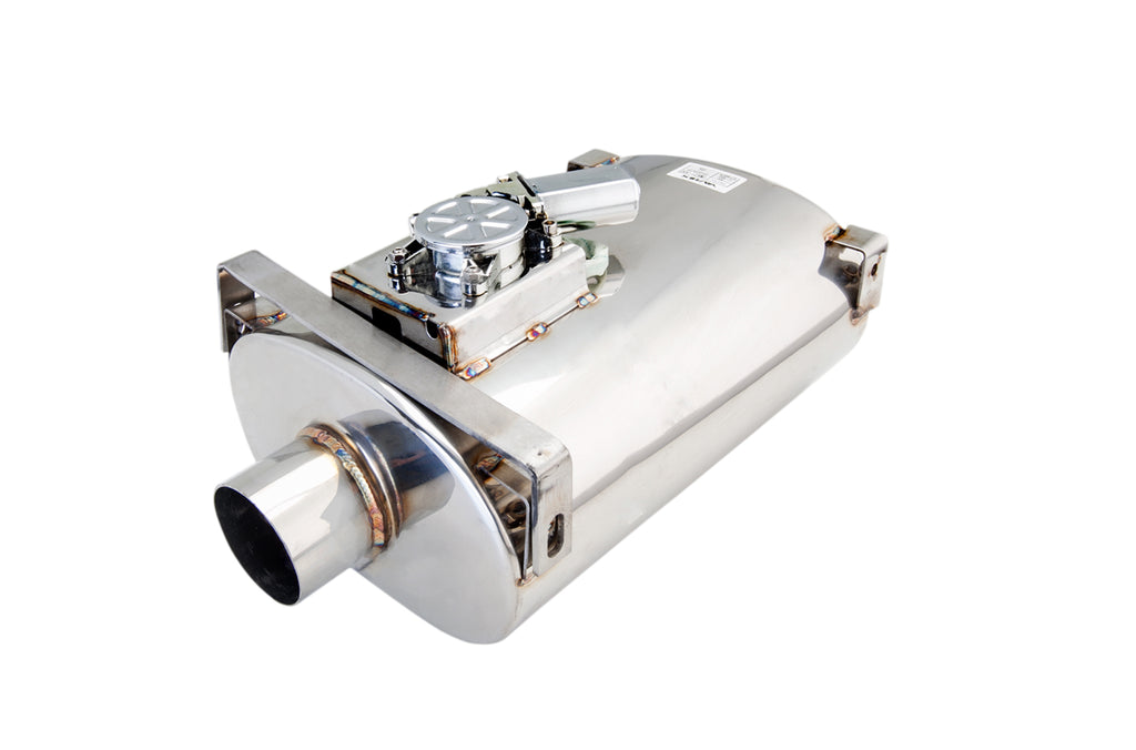 Silencioso de cuerpo ovalado XForce con sistema Varex 15,24 cm x 25,4 cm x 40,64 cm
