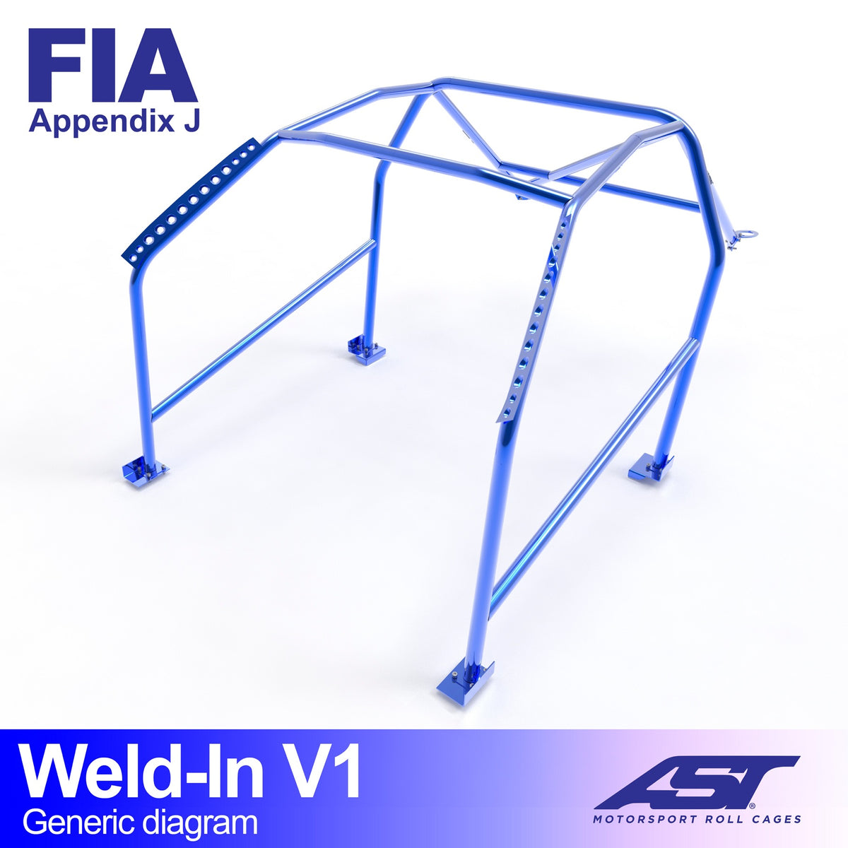 Arco de seguridad Volkswagen Golf (Mk3) Hatchback 3 puertas Weld In V1