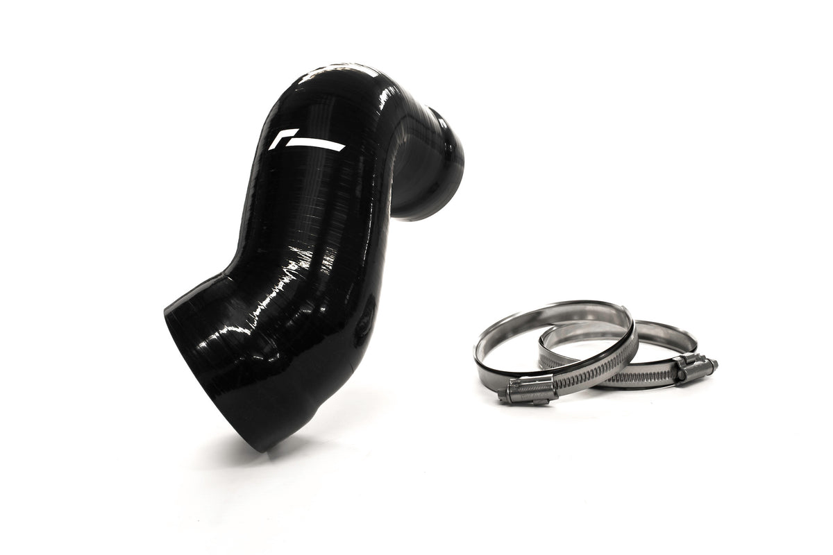 Manguito de entrada de turbo de silicona RacingLine para MQB EA888.3B 2.0 TSI, solo coches con sensor MAF, negro