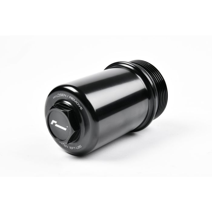 RacingLine Billet Aluminum DSG Oil Filter Housing for 7-Speed DQ381 and DQ500.