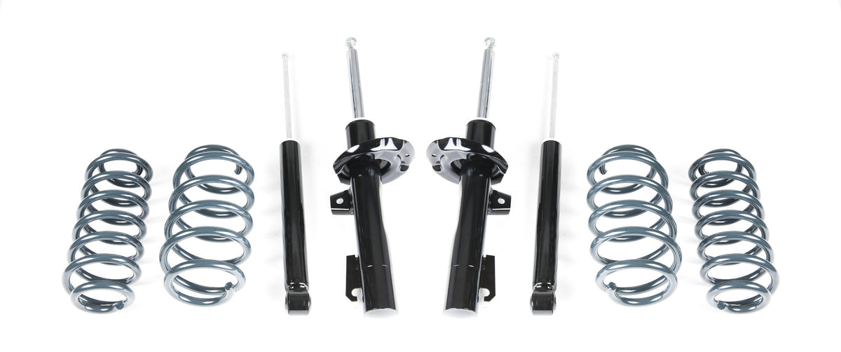 Kit de amortiguadores y muelles deportivos RacingLine plataforma MQB AWD para VW Golf 7 R