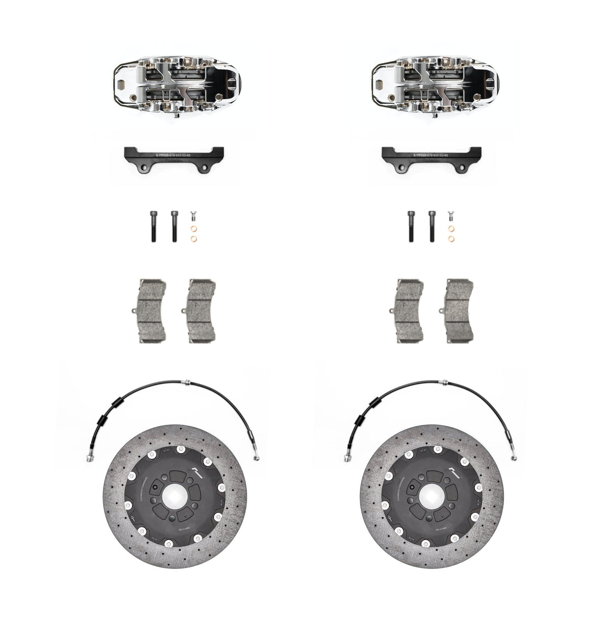 Kit de frenos RacingLine Stage 3+ Carbon 380 mm 6 pistones MQB MQB evo