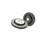 Kit de frenos grandes RacingLine Stage 2 Evo de 345 mm y 4 pistones para VW Polo AW, Seat Ibiza 6F y Audi A1GB (negro)