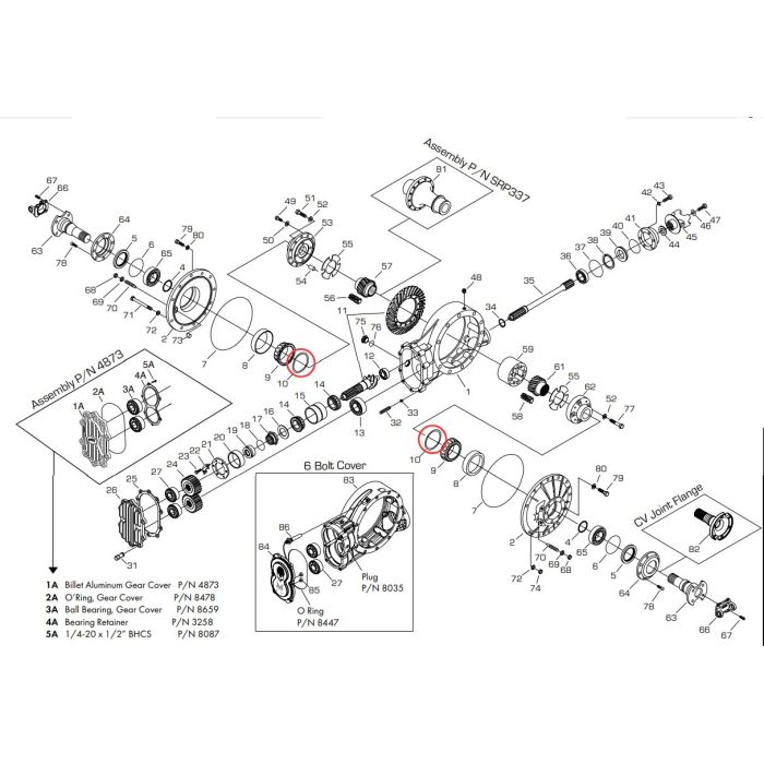 Winters 6115 shim kit