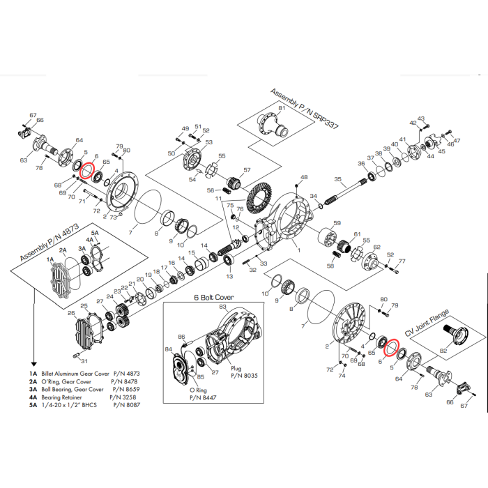 Winters O-ring, 7413 Side Bell Seal