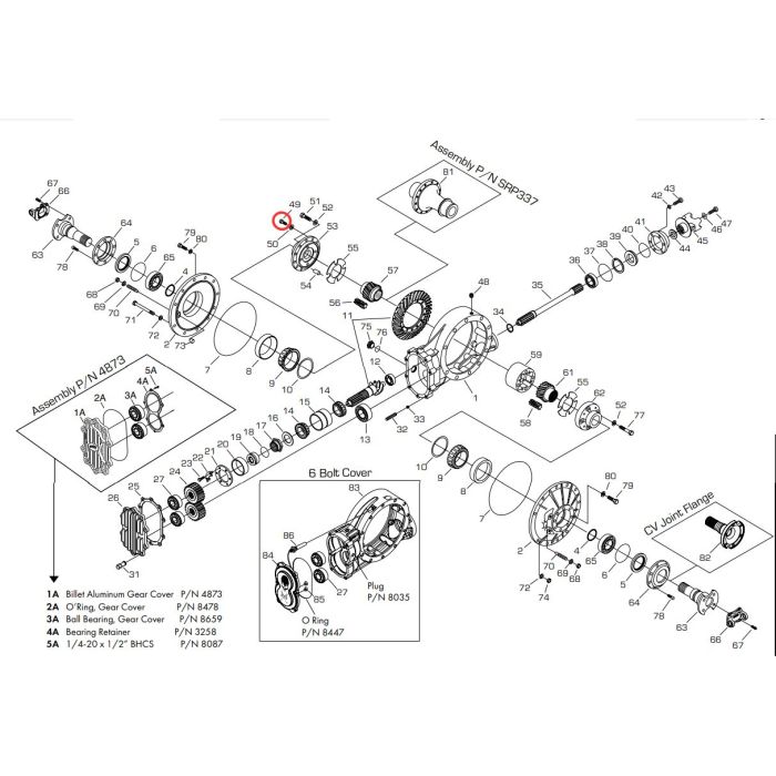 Winters 7852ARP Ring Gear Bolt