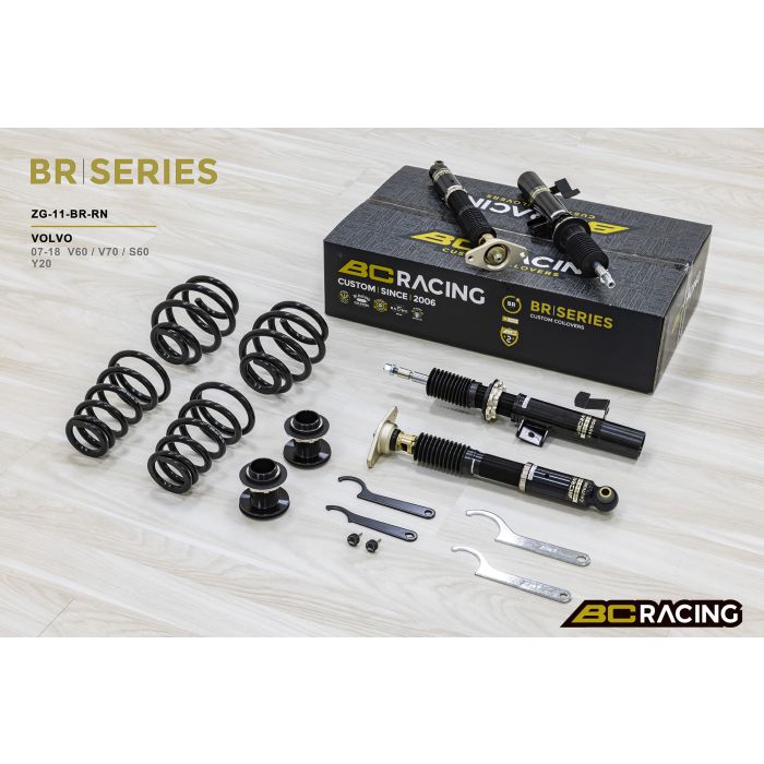 BC Racing ZG-11-BR-RN Coilovers for Volvo V60/V70/S60 Y20 2007-2018
