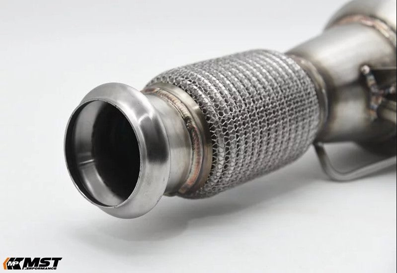 Downpipe MST Performance para BMW F20 F22 F30 F31 F32 F33 F36 G11 G12 G20 G22 G23 G30 G31 G42 M140i M240i 340i 540i 740i xDrive con catalizador