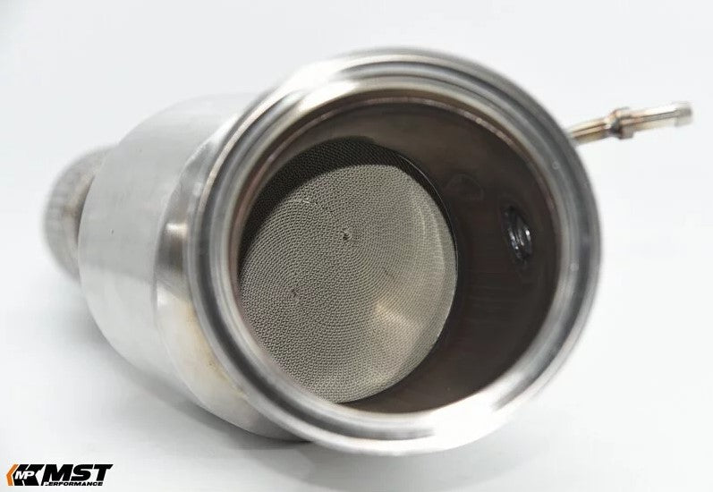 Downpipe MST Performance para BMW F20 F22 F30 F31 F32 F33 F36 G11 G12 G20 G22 G23 G30 G31 G42 M140i M240i 340i 540i 740i xDrive con catalizador