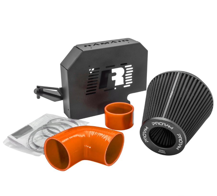 Kit de filtro de aire de admisión Proram con soporte de ECU PRK-225-OR-ECU para Ford Focus ST 225 naranja