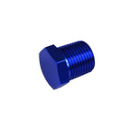 1/4 NPT Adapter Hex Head Plug Pipe Fitting Male Fuel Oil Blue
