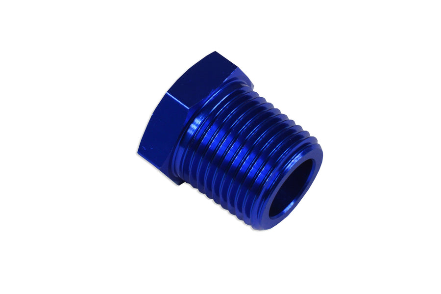1/8 NPT Adapter Hex Head Plug Lock Blocker Male Oil Fuel Blue – otra vista