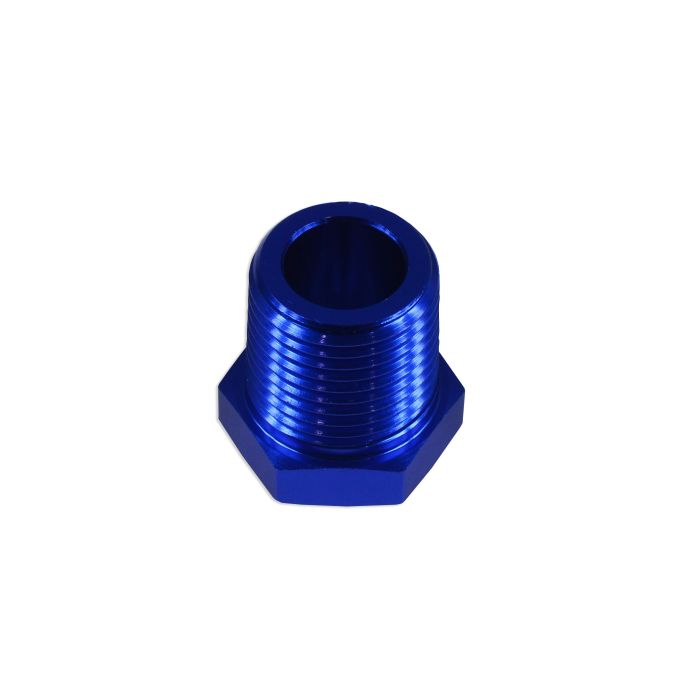 1/8 NPT Hex Head Blanking Plug Stopper Male Fuel Oil Blue