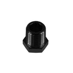 1 NPT Adapter Hex Head Plug Pipe Fitting Stopper Male Fuel Oil Black
