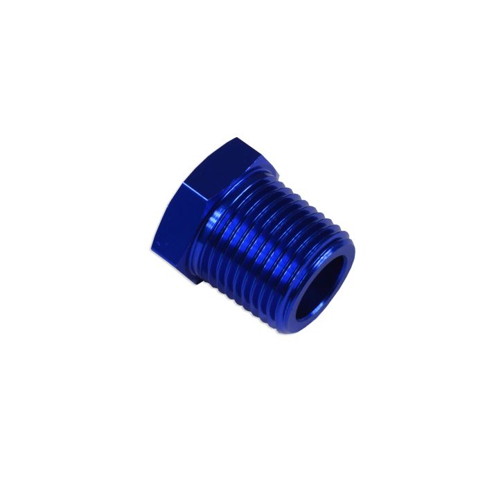 Adapter 3/4 NPT Hex Head Plug Block Plug Male Oil Fuel Blue