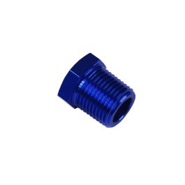 Adapter 3/8 NPT Hex Head Socket Blanking Plug Bung Blocker Male Fuel Oil Blue