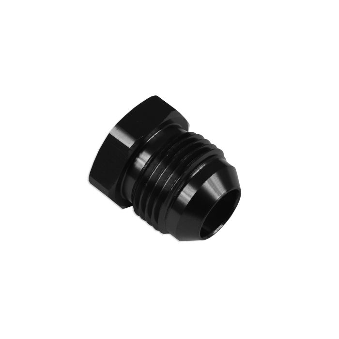 AN-12 AN12 JIC Black Flared Hex Plug Adapter