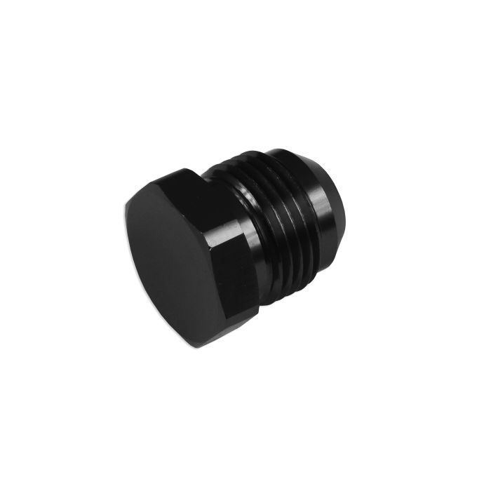 AN-12 AN12 JIC Black Flared Hex Plug Adapter