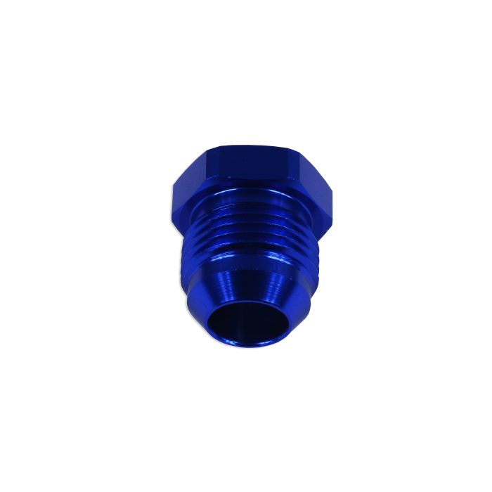 AN-12 AN12 JIC Adaptador de puerto hexagonal abocinado azul