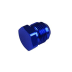 AN-8 AN8 JIC Flare Hex Plug Adapter Blue