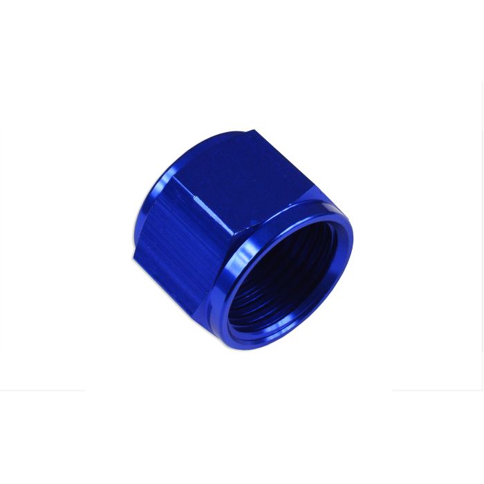 AN-8 AN8 JIC Female Hex Plug Adapter with Blue Flare Port
