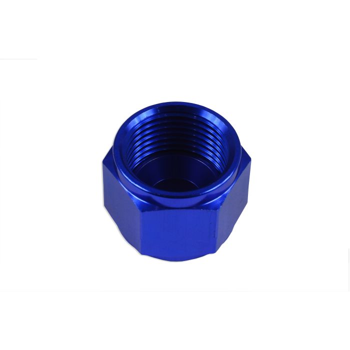 AN-8 AN8 JIC Female Hex Plug Adapter with Blue Flare Port