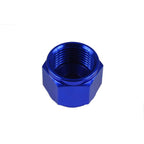 AN-8 AN8 JIC Female Hex Plug Adapter with Blue Flare Port