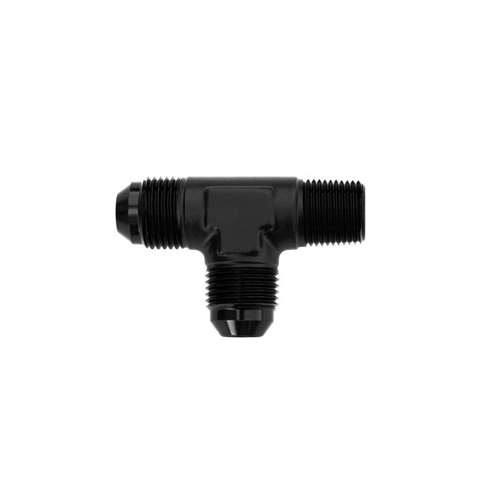 1/8 NPT to AN4 JIC Fuel Oil Adapter with T-Piece, Black
