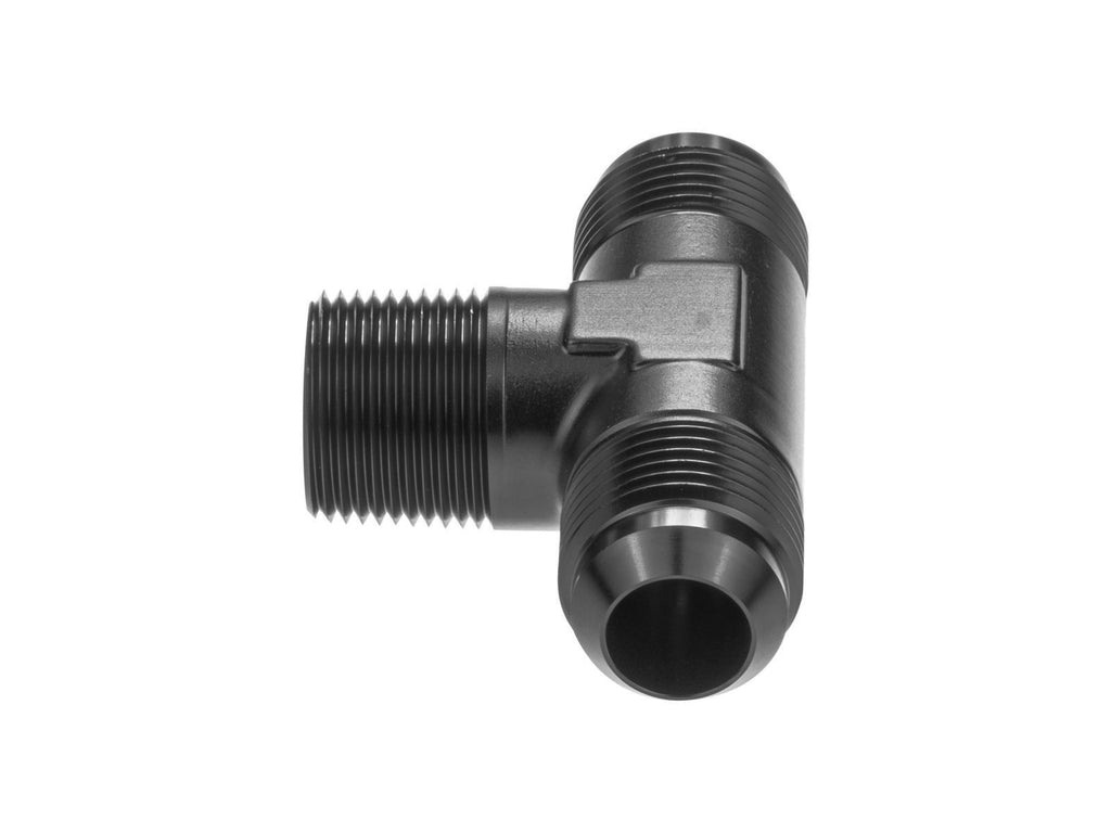 Adaptador en T de 1/4 NPT a AN6 JIC Flare para combustible y aceite