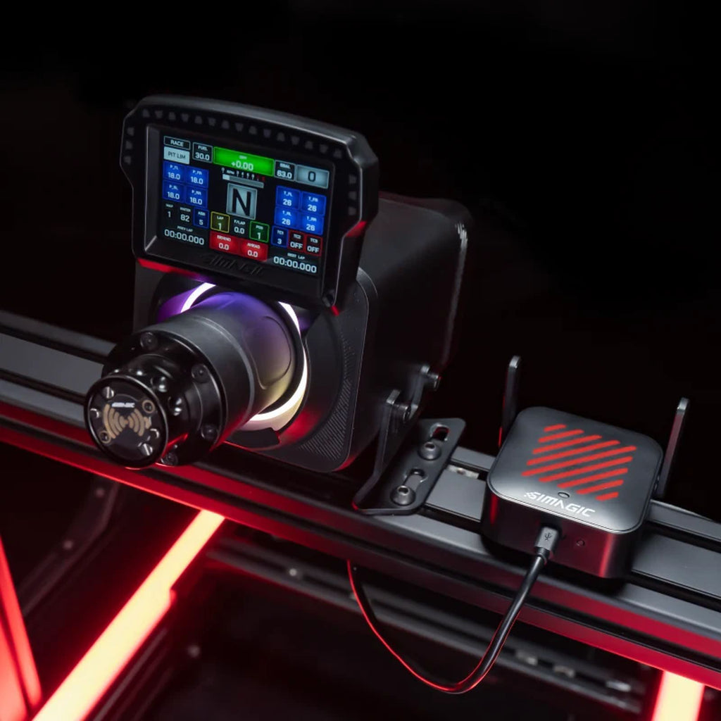 Pack Simagic ZEUS Sport 320 mm + MagicDash 4 + AirLink Simracing