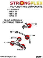 Alfa Romeo 147 156 GT 011188B: Silentblock de barra estabilizadora delantera
