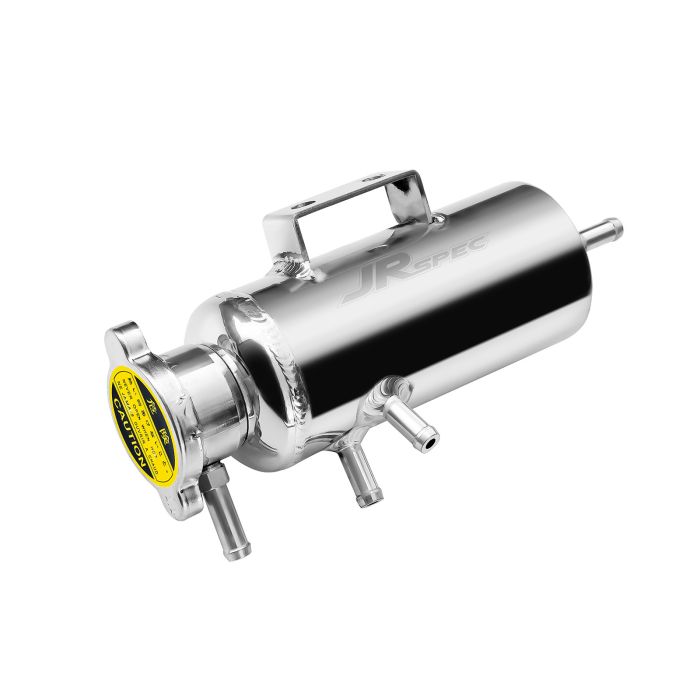 Depósito de agua de aleación pulida, depósito de aceite, depósito de recuperación de aceite redondo de 0,33 L, depósito de combustible