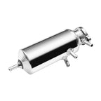 Depósito de agua de aleación pulida, depósito de aceite, depósito de recuperación de aceite redondo de 0,33 L, depósito de combustible