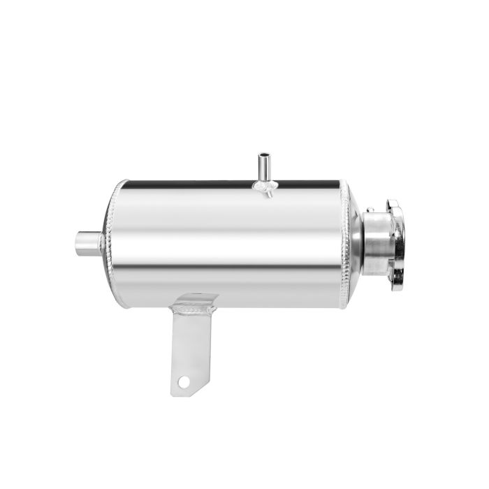 1.5L Polished Alloy Water and Oil Catch Can, Round Fuel Tank