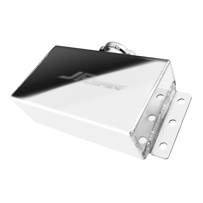 1.5 L JRspec aluminum tank with mirror-polished finish and fittings.