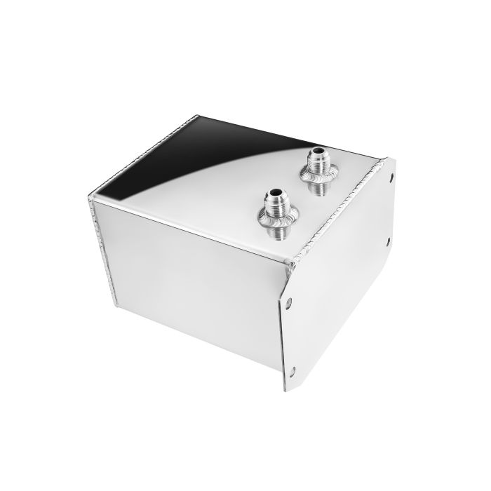 Fuel surge tank, fuel tank, and JRspec 6L oil tank, mirror polished finish.