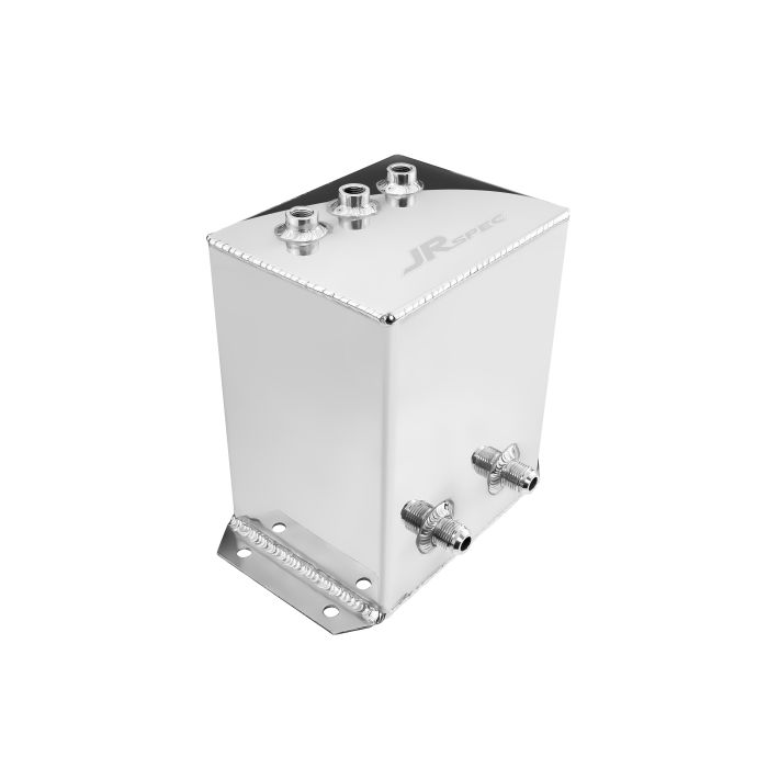 Fuel surge tank, fuel tank, and JRspec 6L oil tank, mirror polished finish.