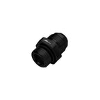 Adaptador de conexión AN-10 JIC a manguera recta de 1/2" (color negro)