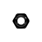 Adaptador de conexión AN-10 JIC a manguera recta de 1/2" (color negro)