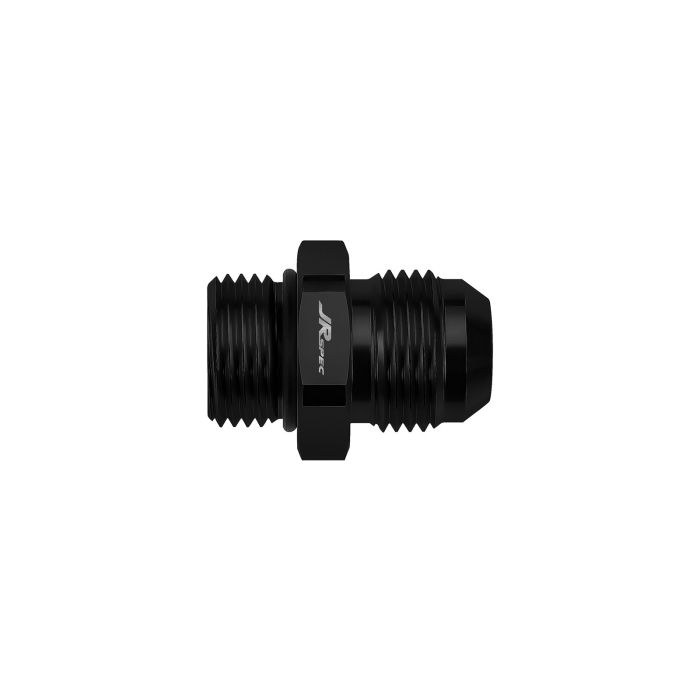 Adaptador de conexión AN-10 JIC a manguera recta de 1/2" (color negro)