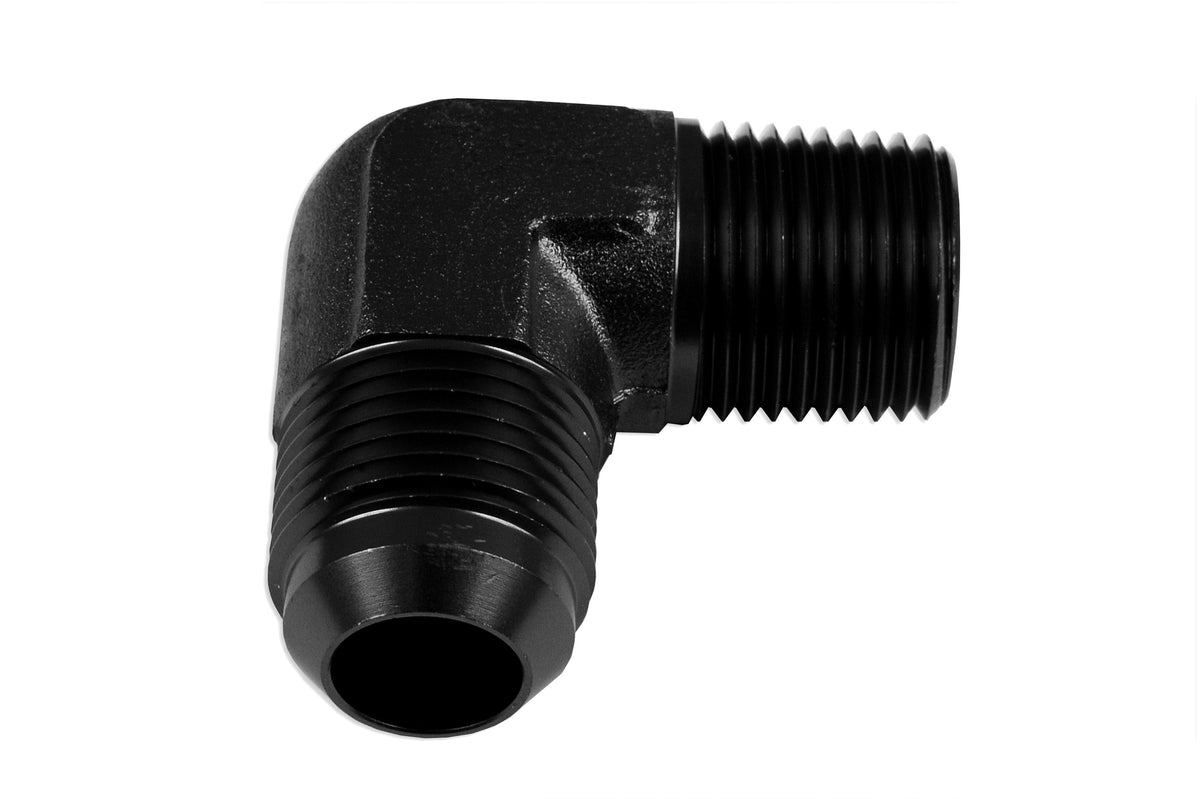 Adaptador AN10-3/8 NPT 90° macho-macho racor para manguera