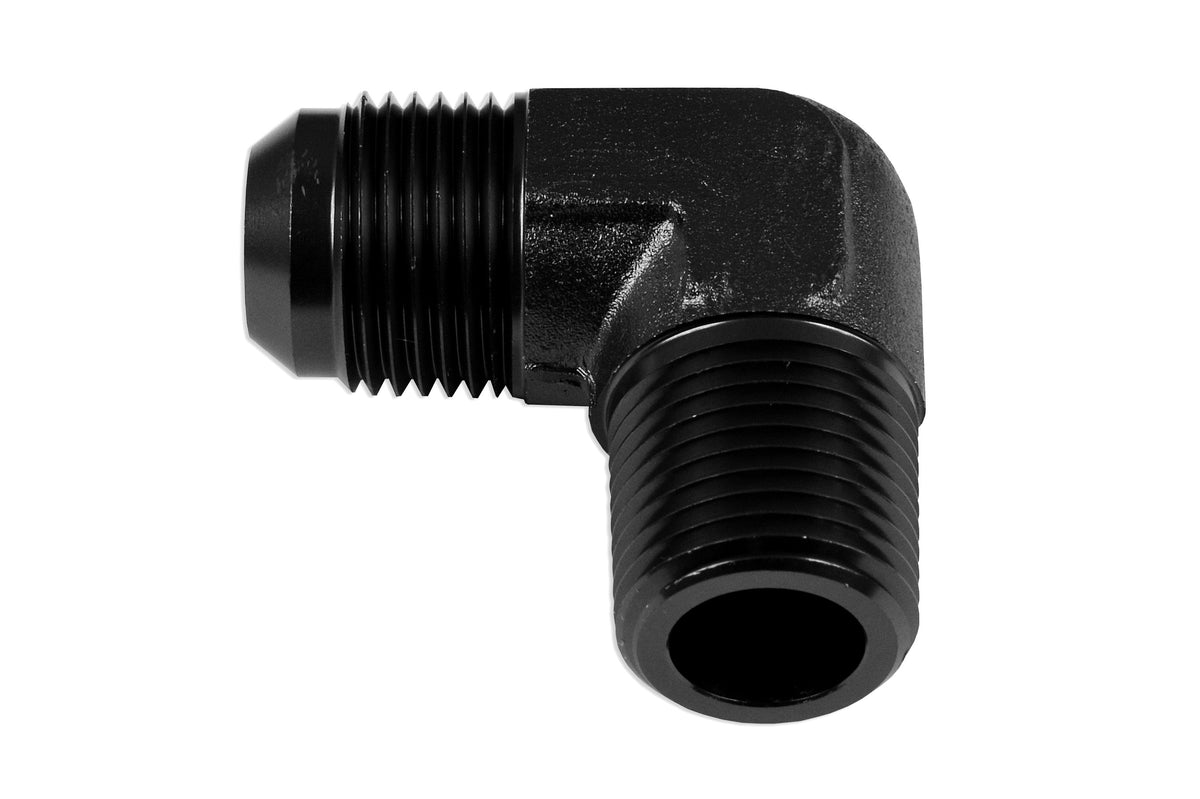 Adaptador AN10-3/8 NPT 90° macho-macho racor para manguera