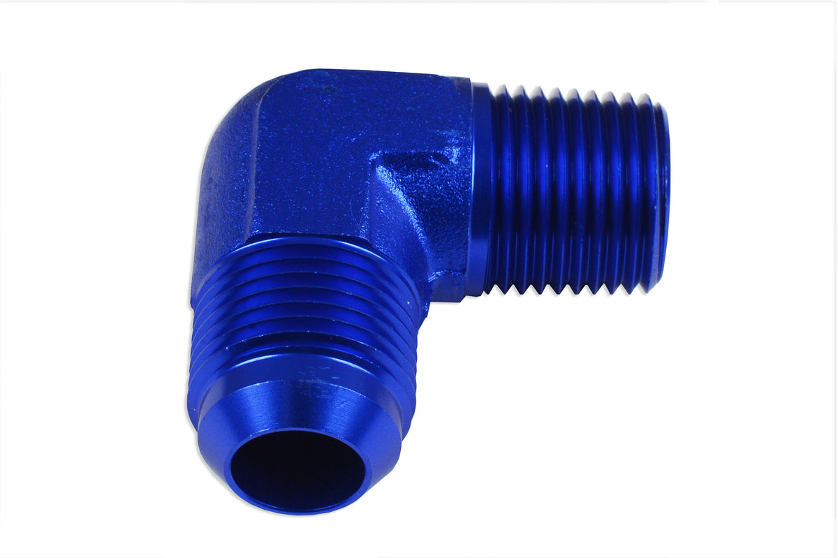 Adaptador AN10-3/8 NPT 90° macho-macho racor para manguera