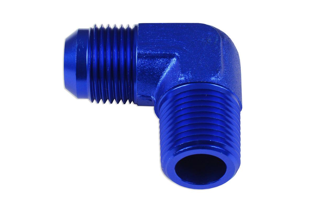 Adaptador AN10-3/8 NPT 90° macho-macho racor para manguera