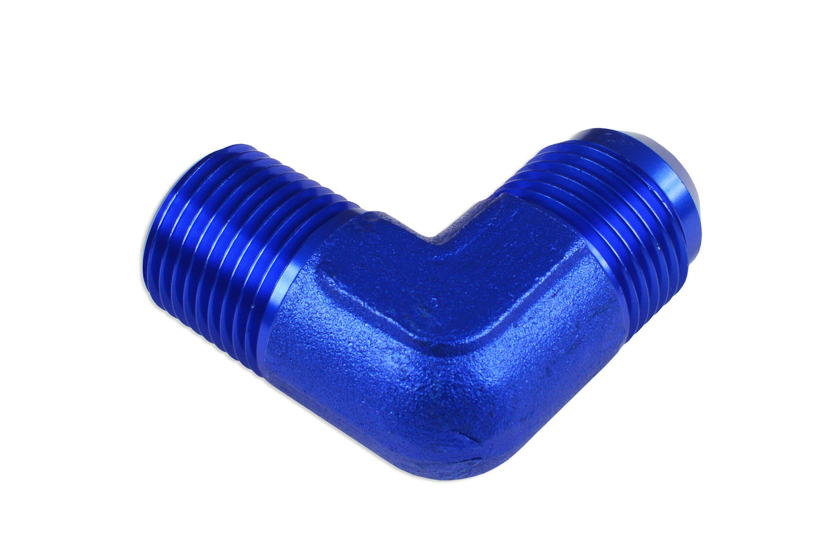 Adaptador AN10-3/8 NPT 90° macho-macho racor para manguera