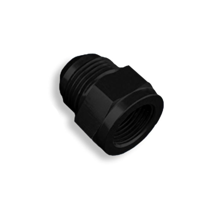 AN10 Male to AN6 Female JIC Hose Adapter, Black.