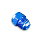 Adaptador AN10 macho a AN6 hembra JIC para manguera, color azul.