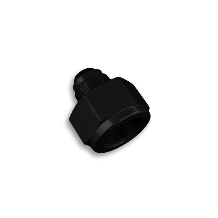 AN10 Female to AN6 Male JIC Hose Adapter, Black.