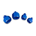 Adaptador AN10 hembra a AN6 macho JIC para manguera, color azul.