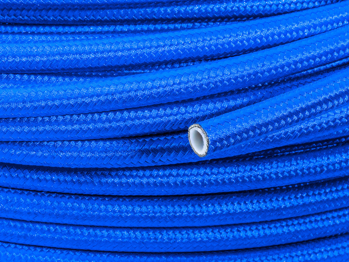 Manguera de combustible PTFE teflon AN12 15,9 mm (5/8") con trenzado de nylon
